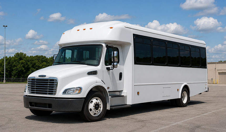 25-passenger minibus available for charter in Carmel, IN